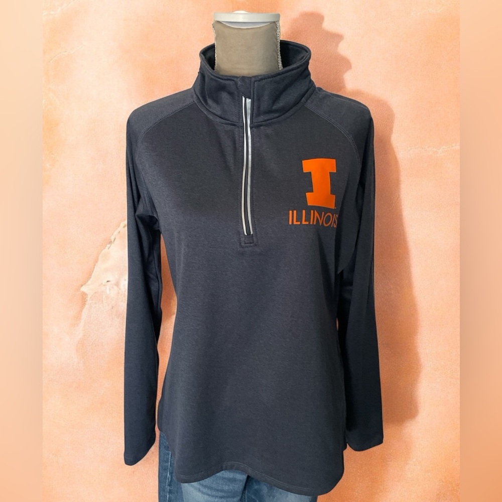 KA for HER 1/4 Zip ILLINI Pullover Women’s 2xlg (runs small)